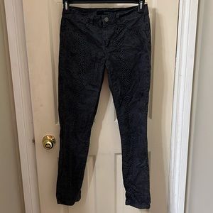 Calvin Klein snake print denim leggings